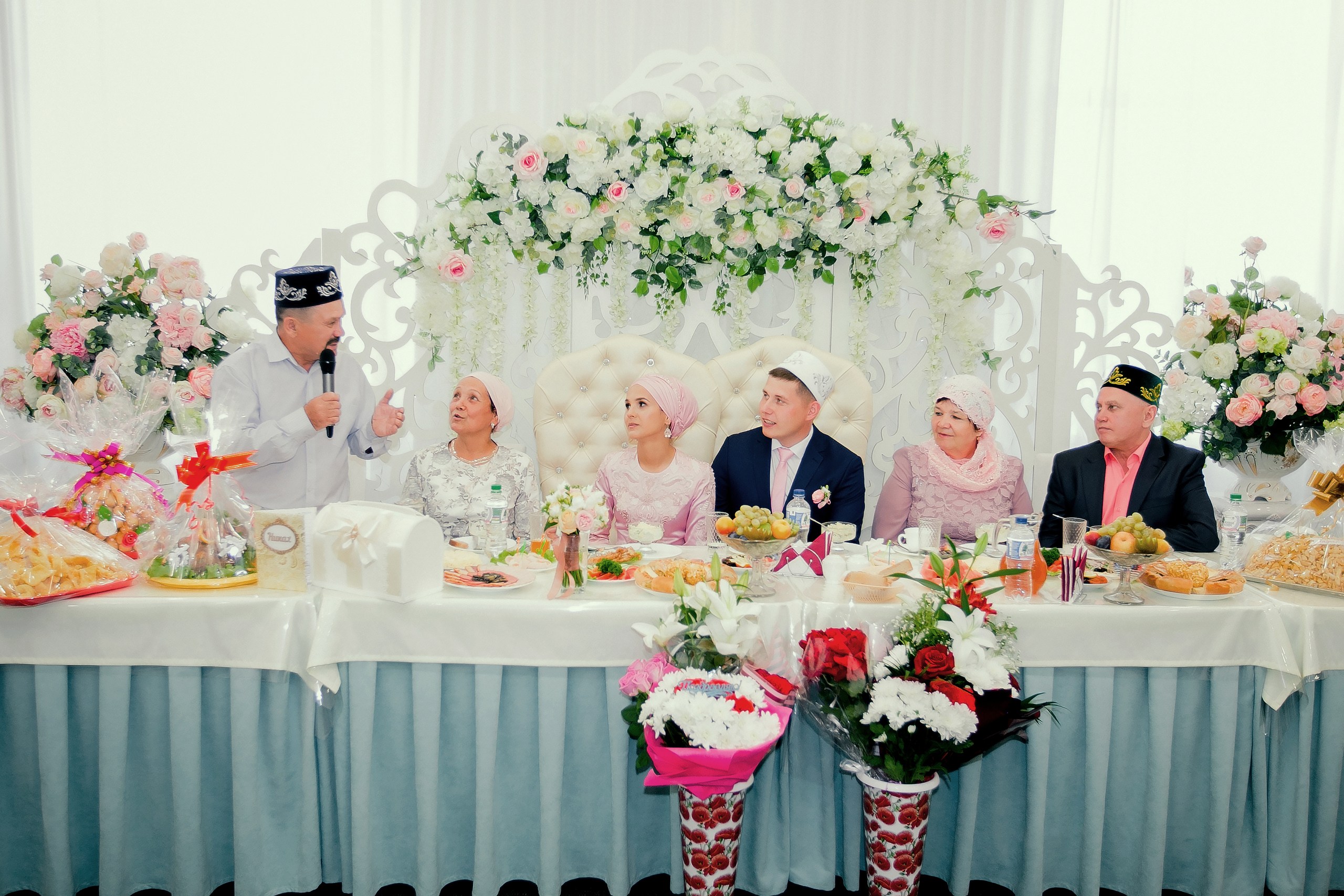 Мусульманская свадьба стол