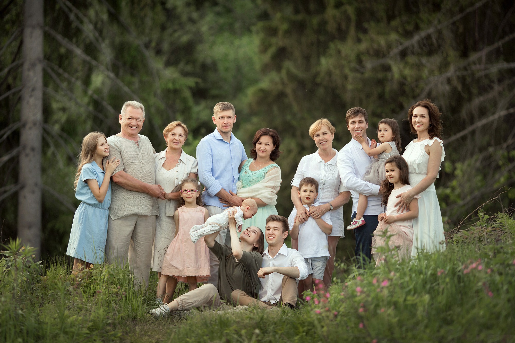 История жизни обычной семьи 25. Большая семья. Семейные фотографии. Портрет большой семьи. Фотосессия большой семьи.